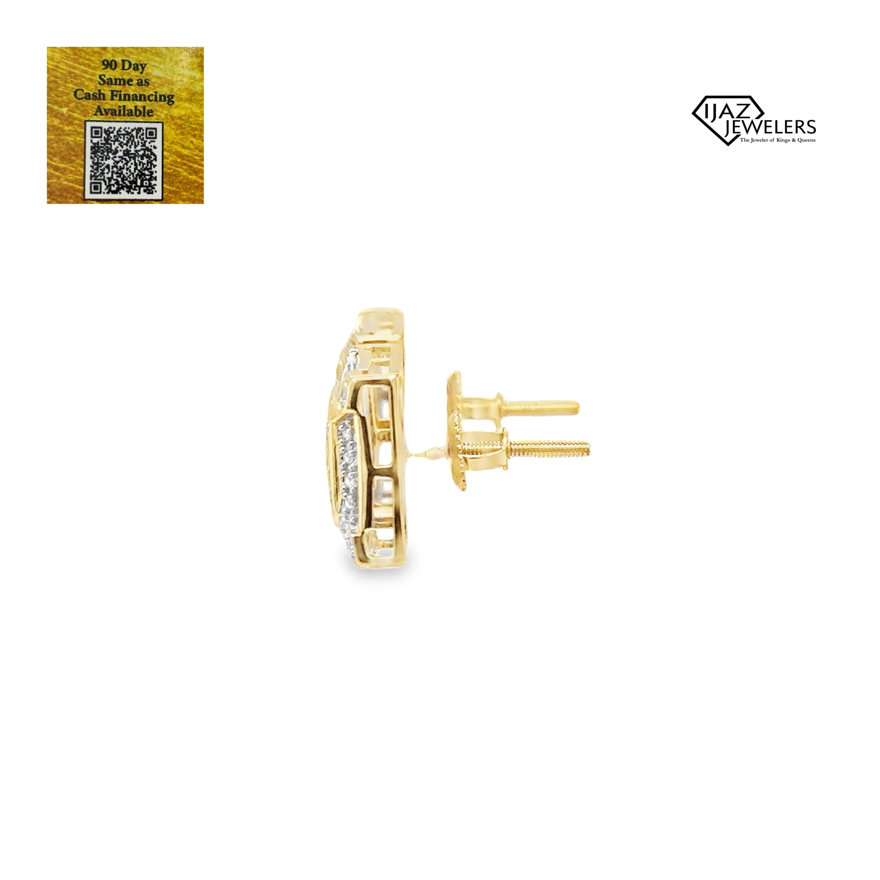 10K Gold 0.38 CTW Diamond Earrings