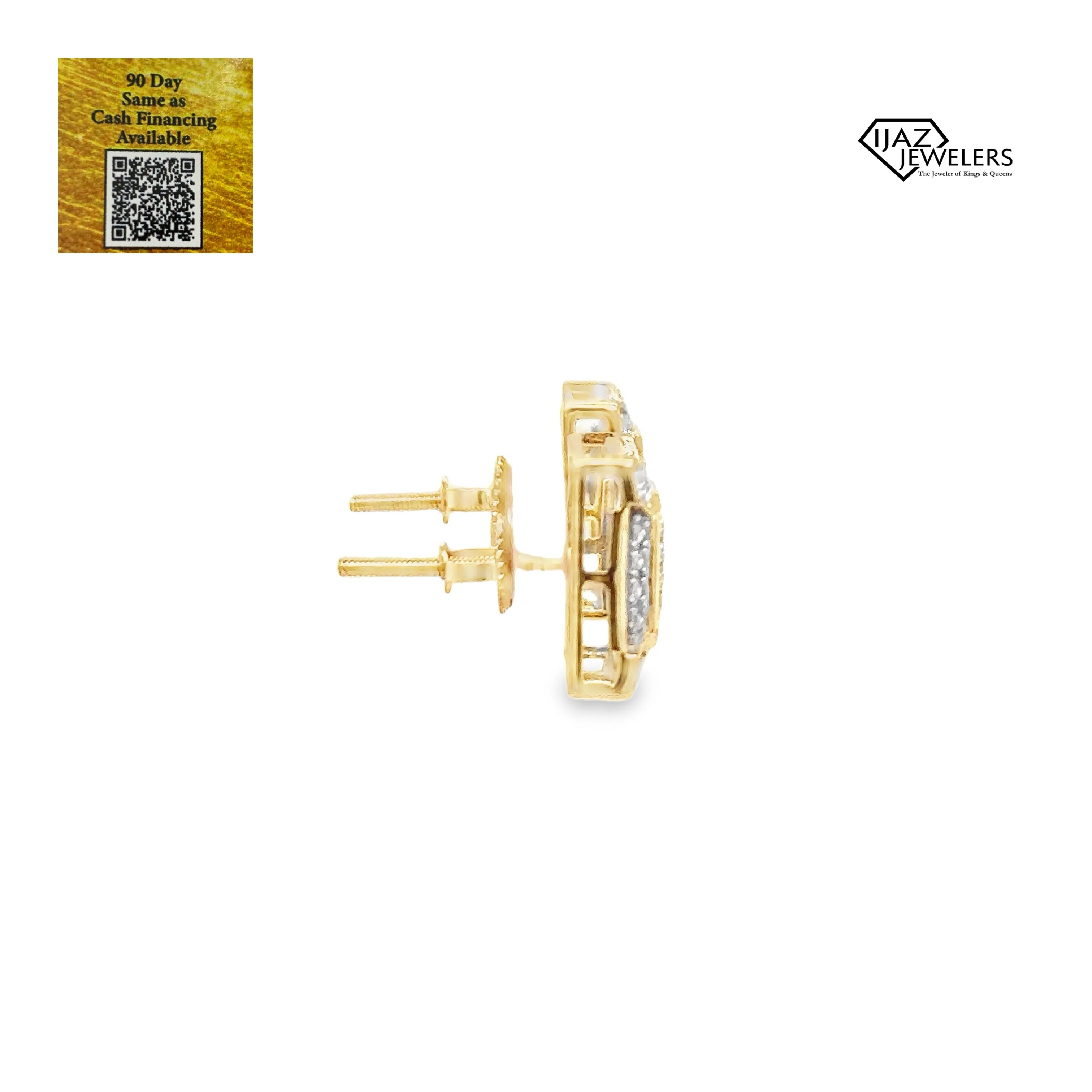 10K Gold 0.38 CTW Diamond Earrings