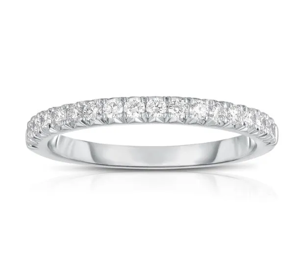 1/2 Way French Cut Diamond Band