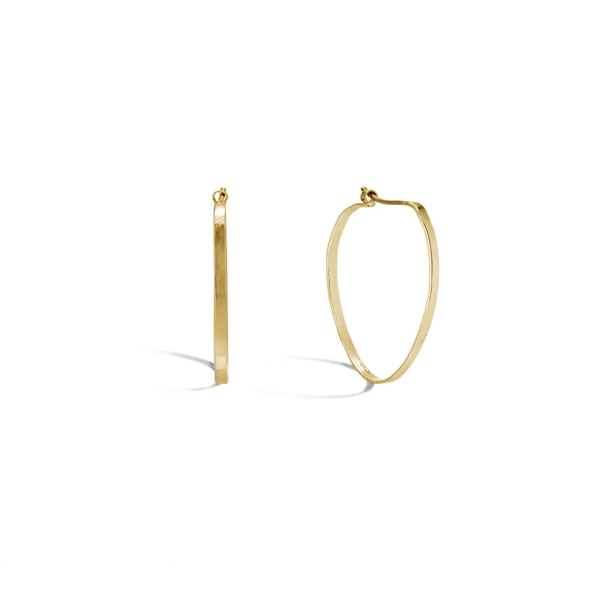 14K Gold Wendy Hoop Earrings