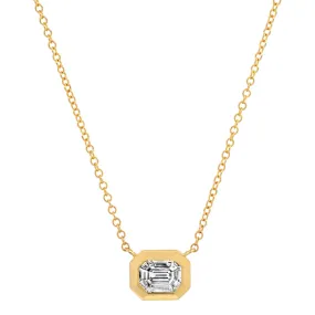 14K YG Mosaic Diamond Necklace