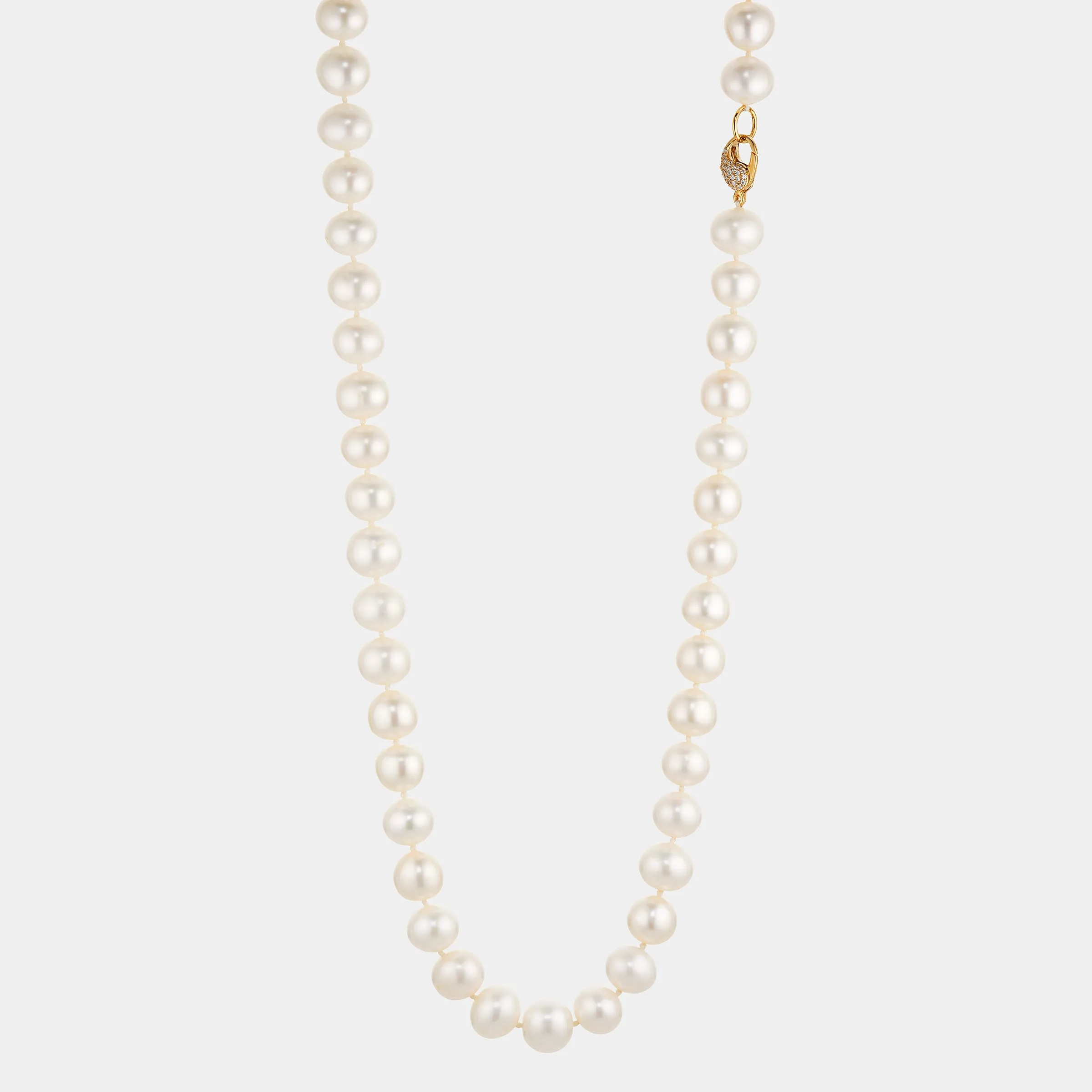 20 10MM GENUINE FRESHWATER PEARL NECKLACE