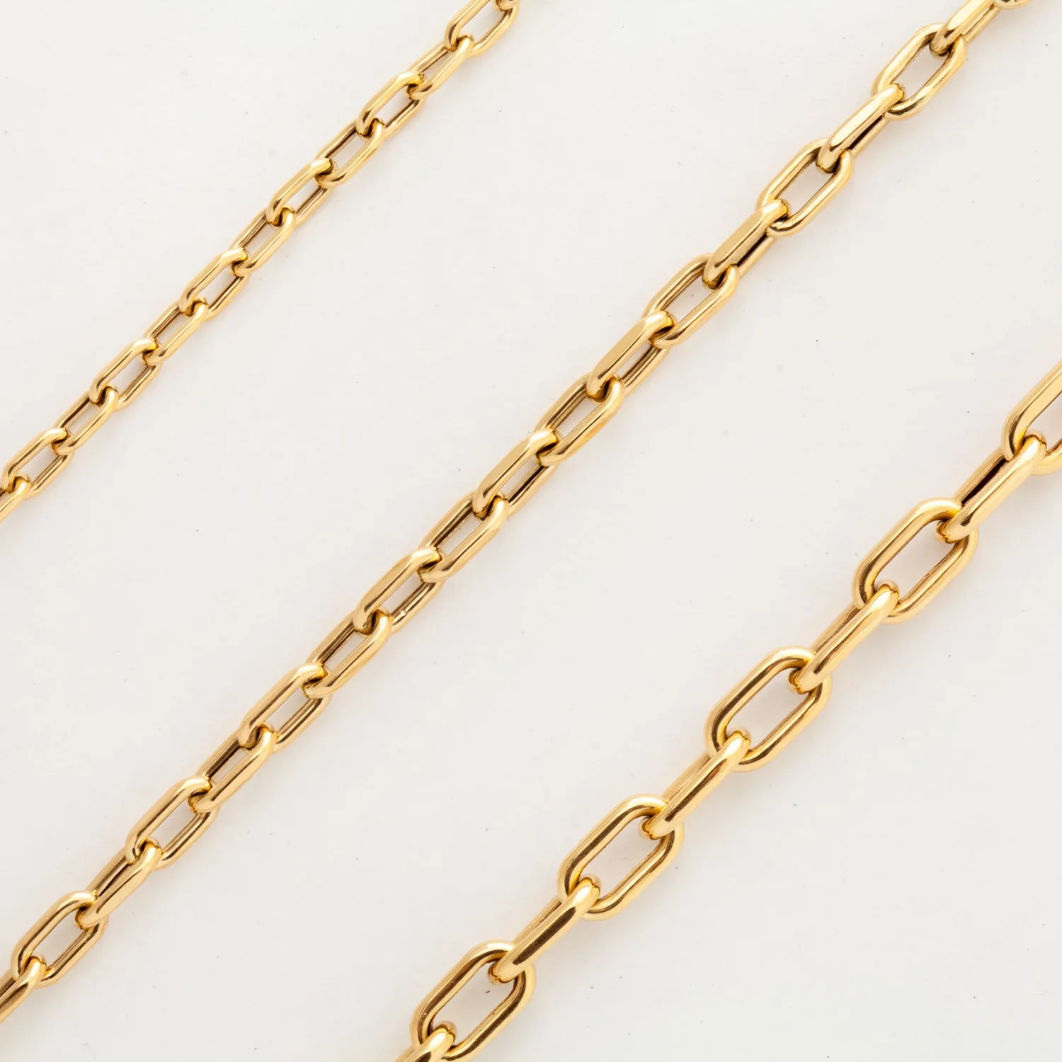 7mm Italian Chain Link Necklace