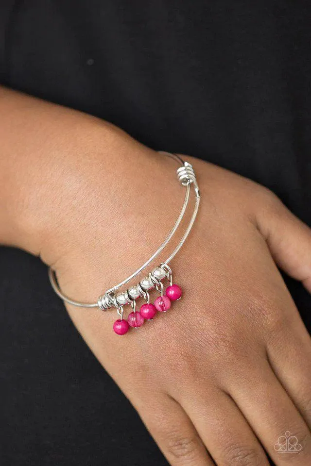 All Roads Lead To ROAM Pink Bracelet - Paparazzi Accessories