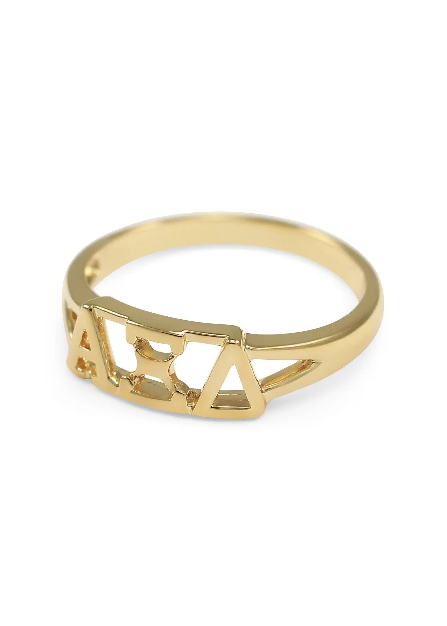 Alpha Xi Delta Sunshine Gold Ring