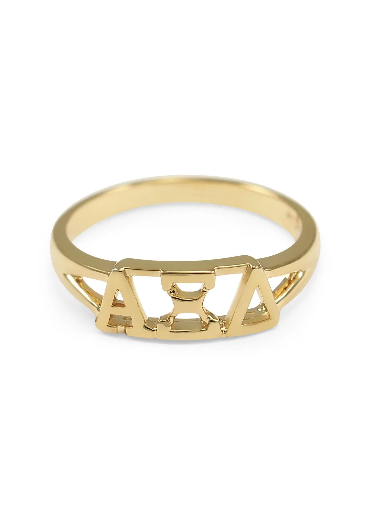 Alpha Xi Delta Sunshine Gold Ring