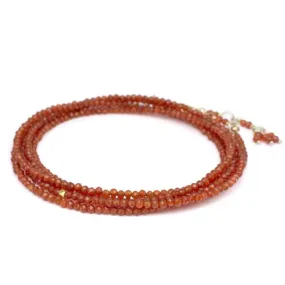 Anne Sportun 18K Yellow Gold Red Carnelian Bead Bracelet