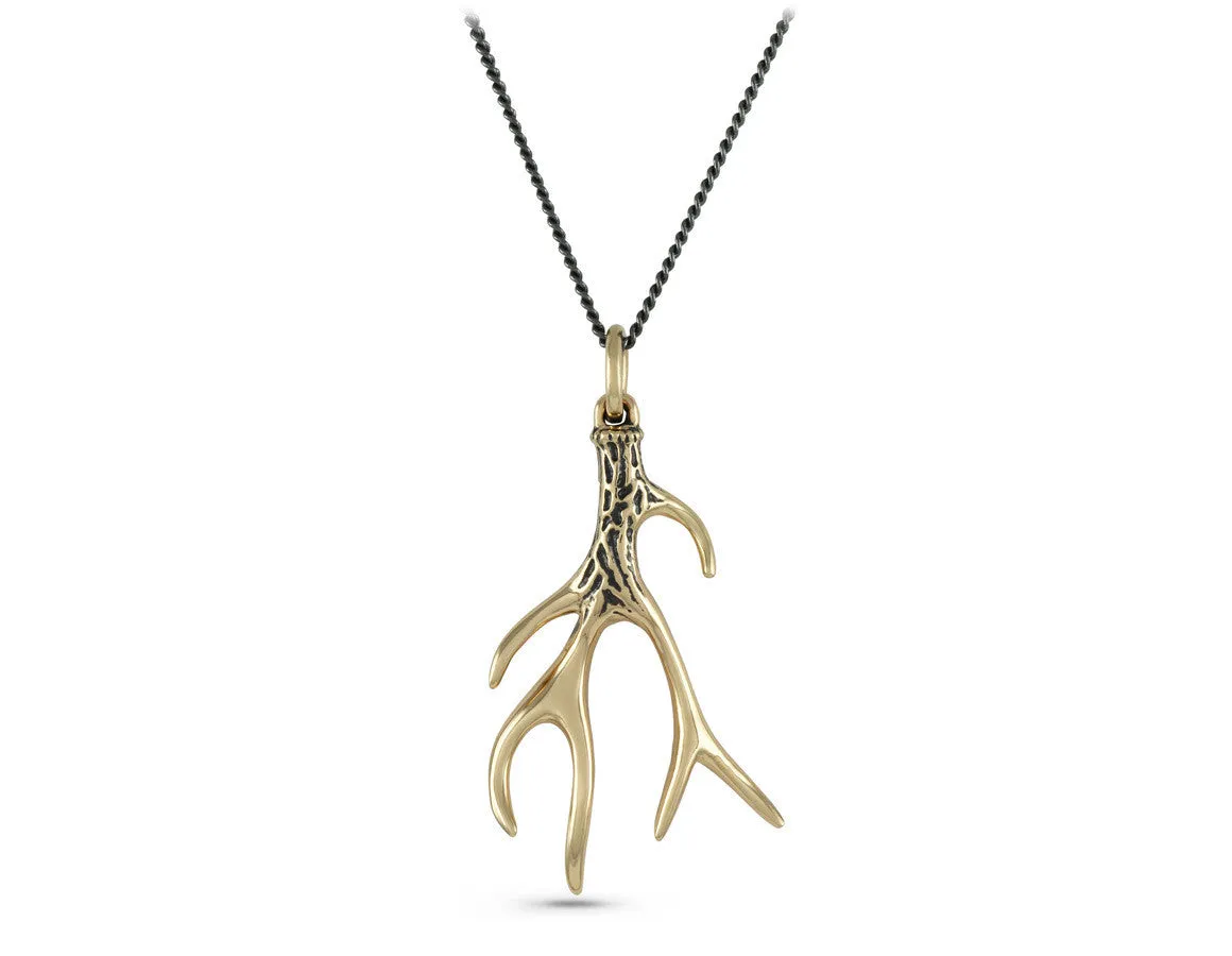 Antler Necklace - Bronze