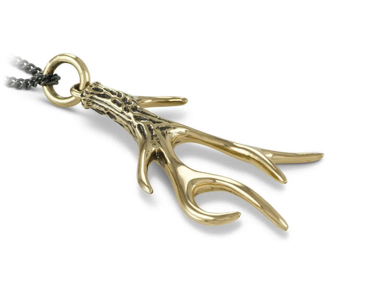 Antler Necklace - Bronze