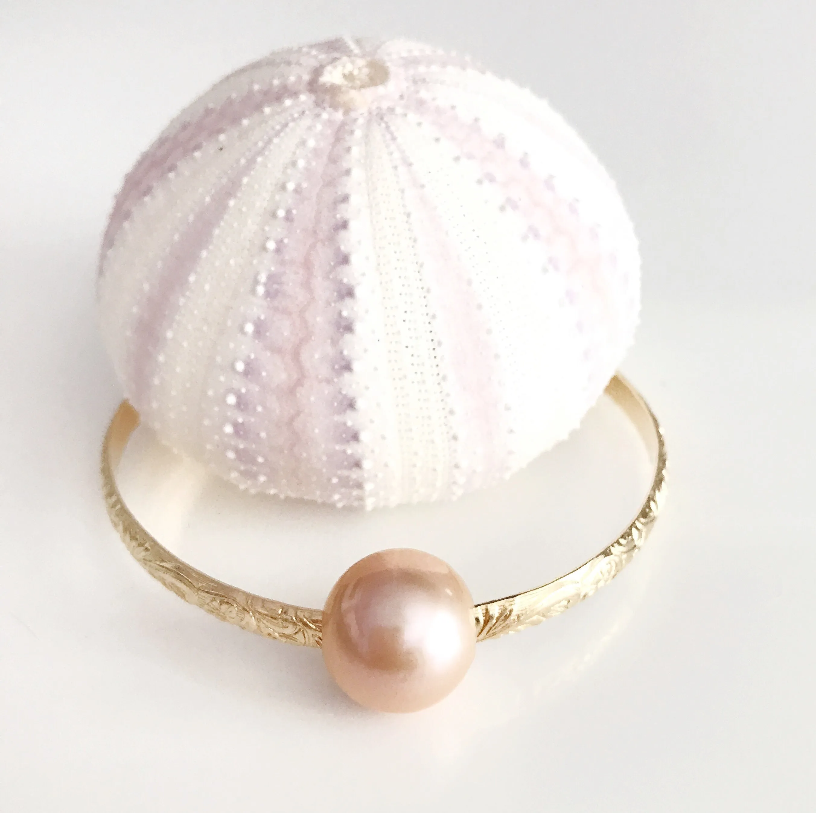 Bangle ALII - pink Edison pearl ( B315)