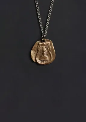 Bronze Buddha Love Necklace