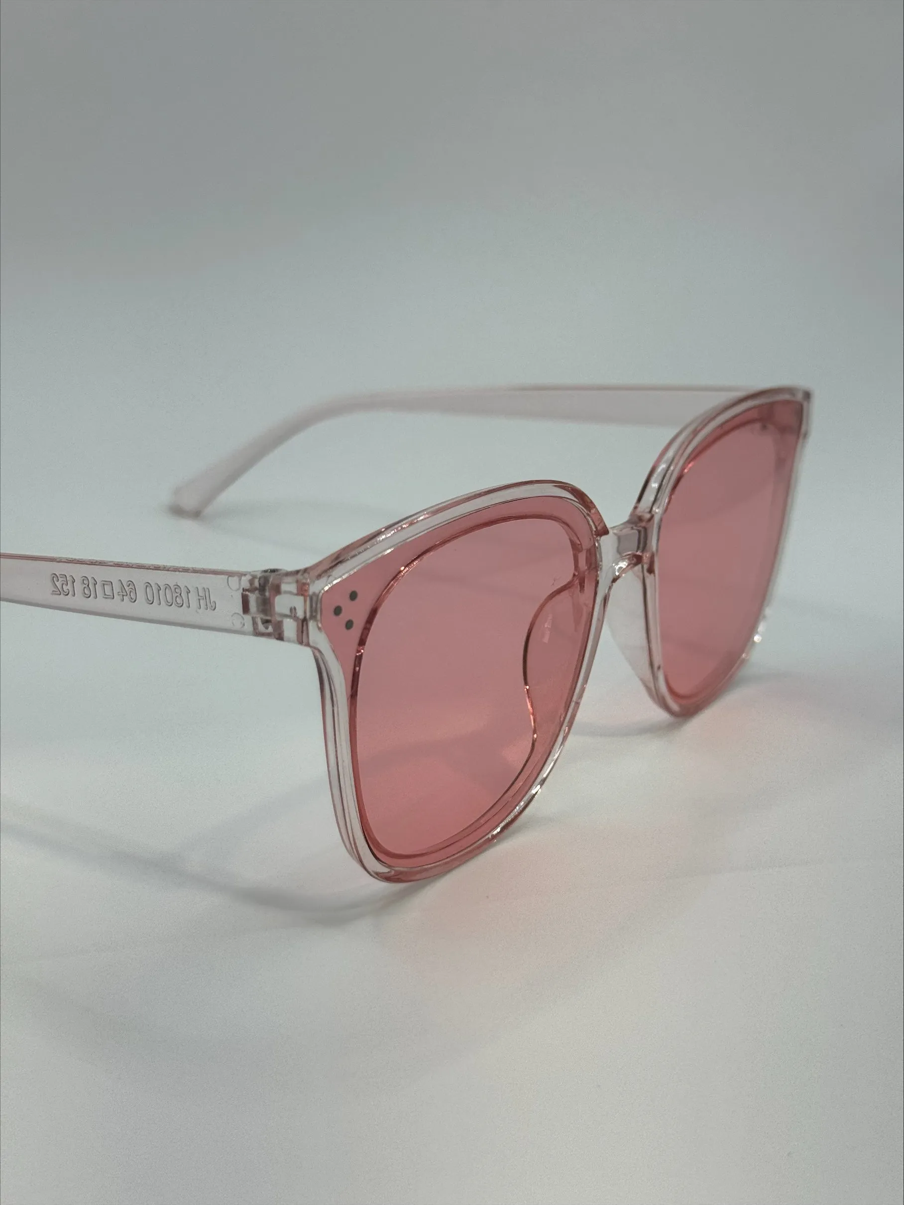 CeeCee Pink Clear Sunglasses