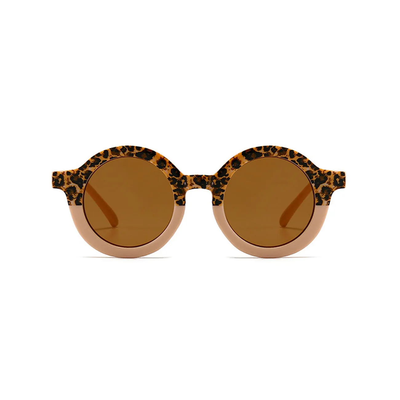 Coral Leopard Ava Baby Sunglasses