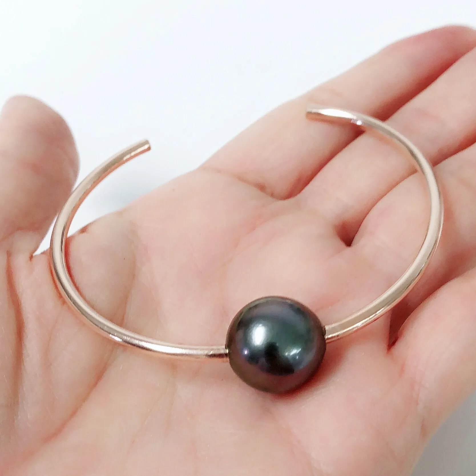 Cuff COCO  - tahitian pearl (B296)