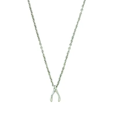 Dainty Wishbone Necklace