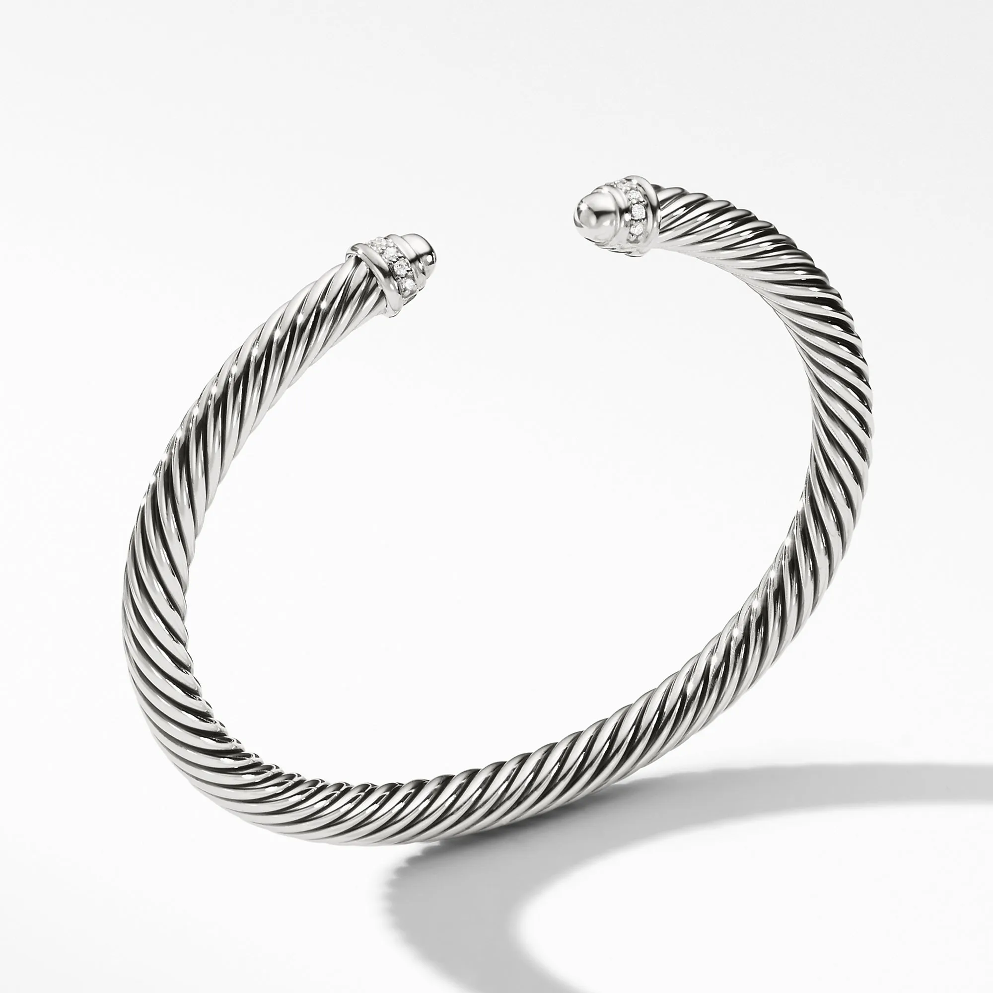 David Yurman 5MM Cable Classics Bracelet with Diamonds