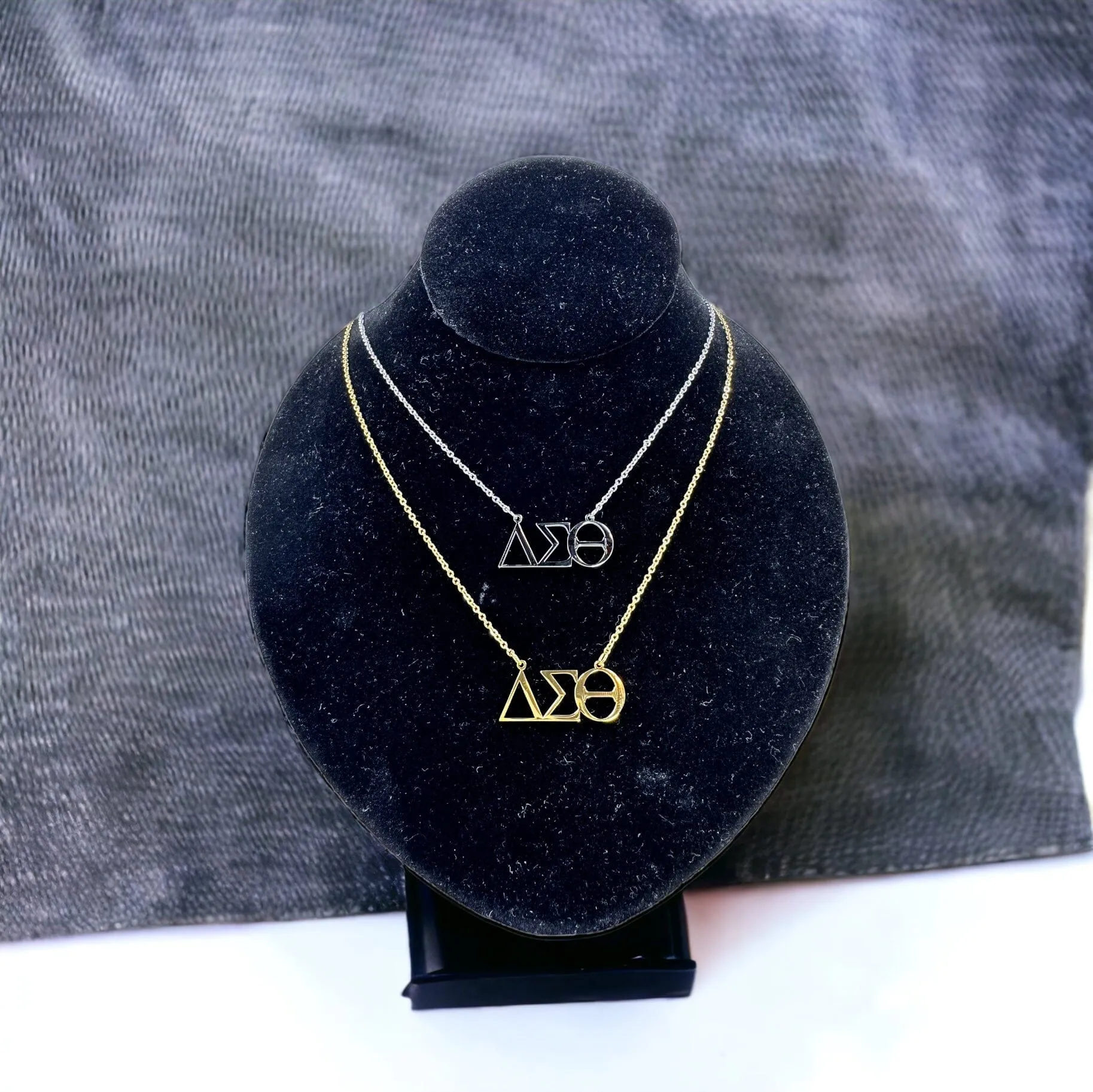 Delta Sigma Theta Greek Necklace