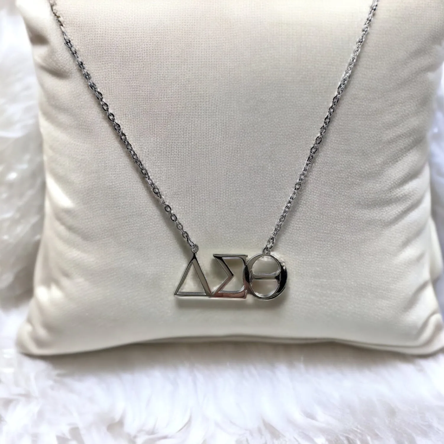 Delta Sigma Theta Greek Necklace