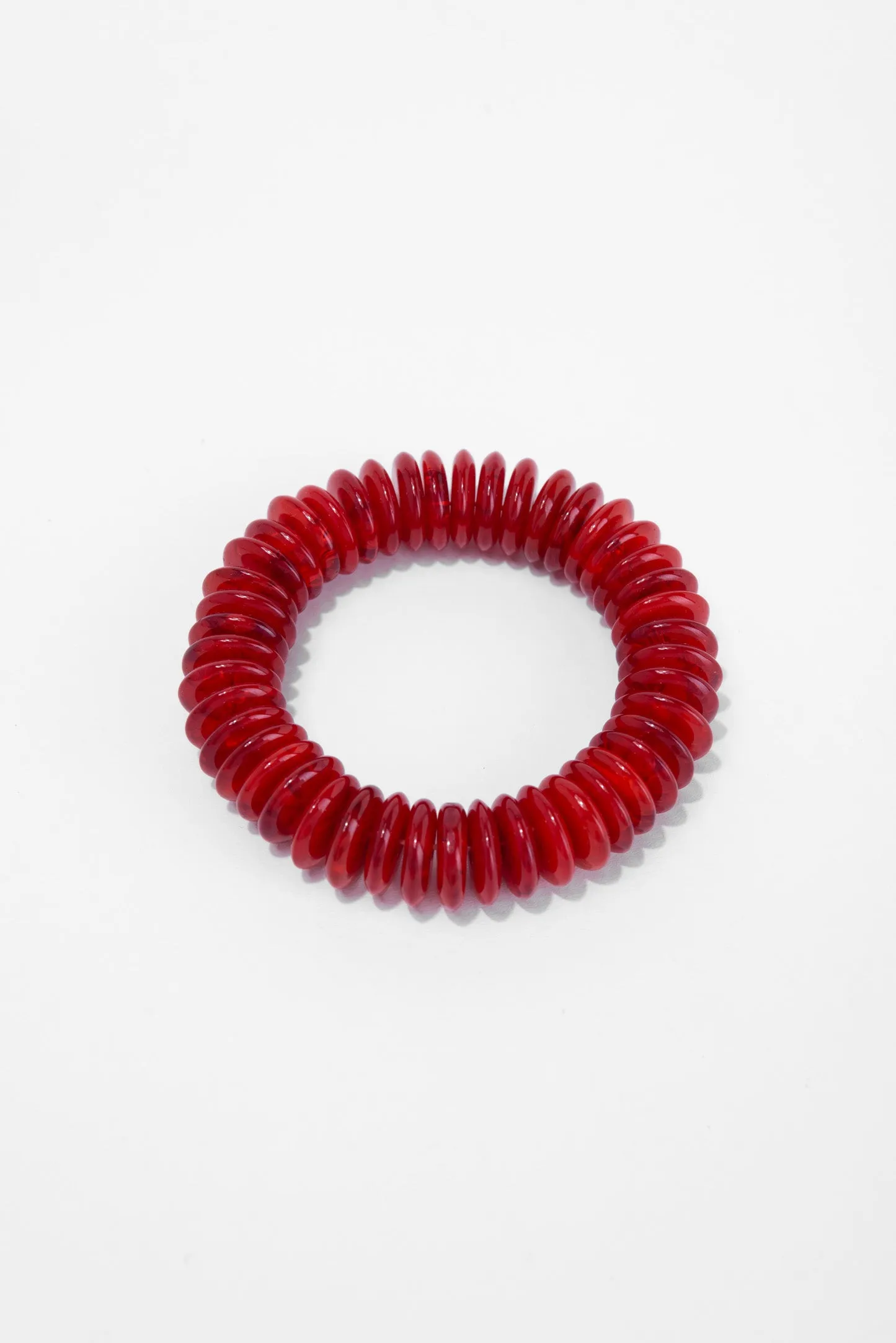 Elle Spiral Plastic Stretch Bracelet