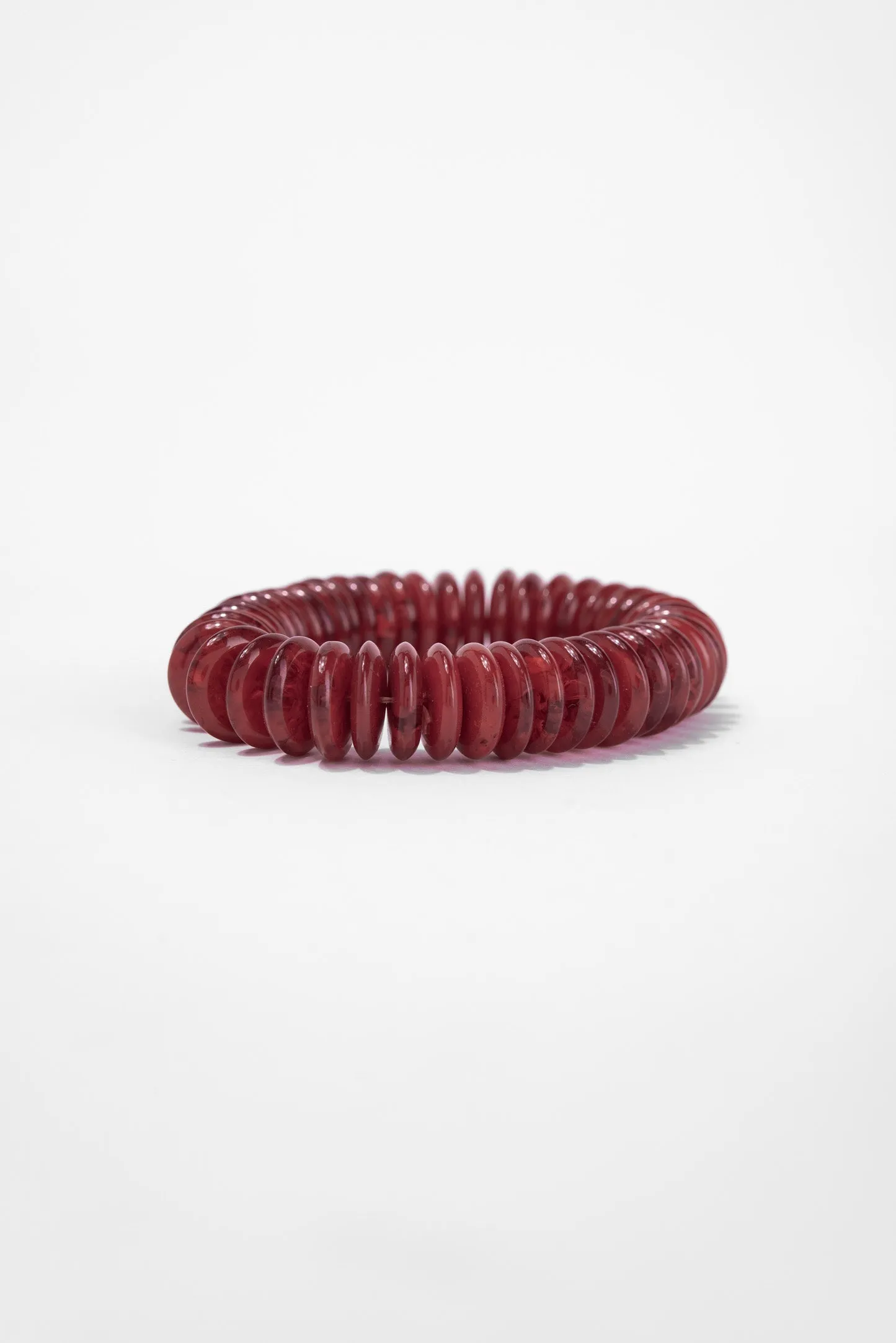 Elle Spiral Plastic Stretch Bracelet