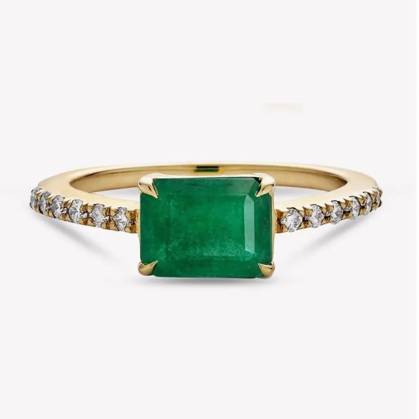 Emerald Luxe Diamond Ring