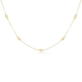 ENewton 15 Choker Gold 4mm Simplicity Chain Necklace