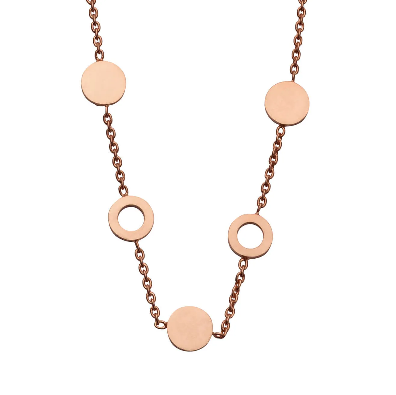 F 164 - Circle & Disc Necklace