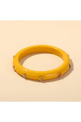 FAMILY JEWELS BANGLE MUSTARD