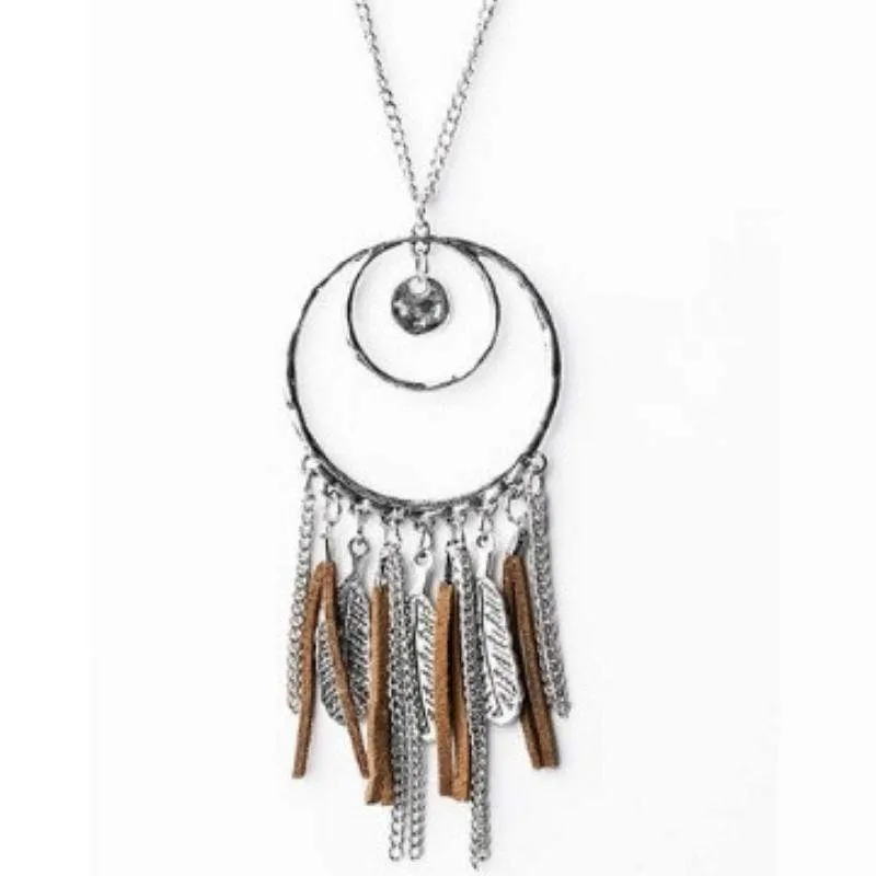 Fearless Dreamer Brown Necklace