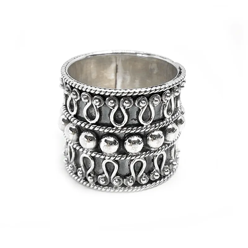 Festival Gypsy Boho Silver Ring