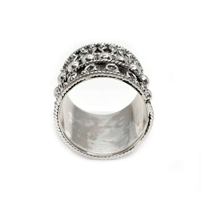 Festival Gypsy Boho Silver Ring