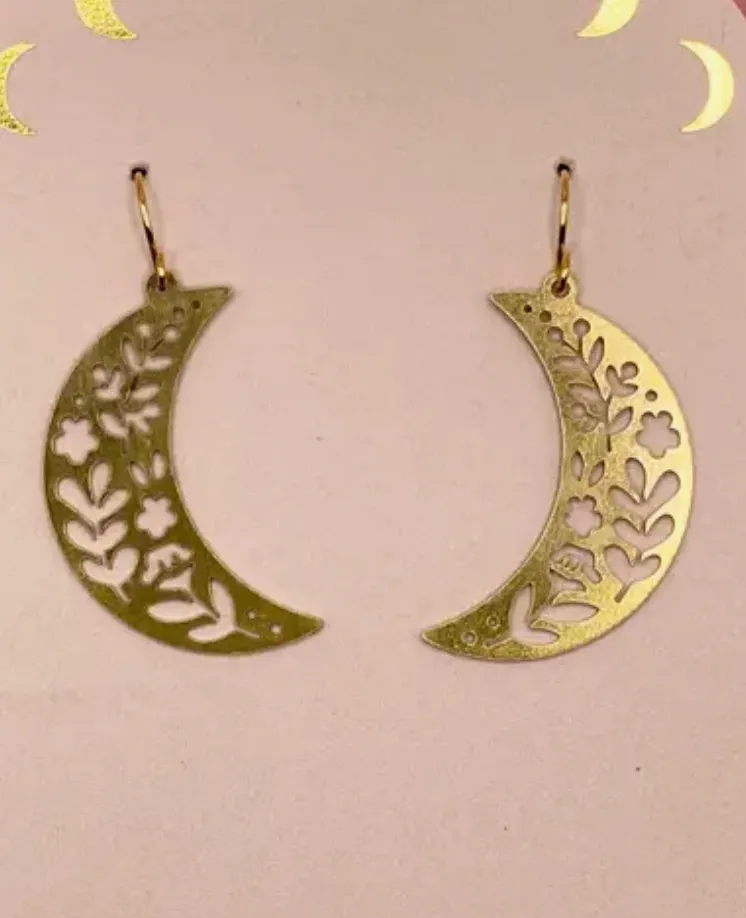 Flower Moon Earrings