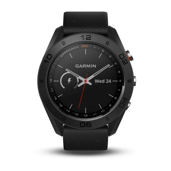 Garmin Approach S60 Black Touchscreen GPS Enabled Golf Watch