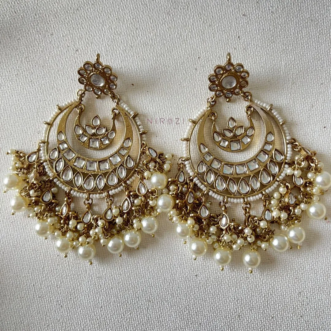 Gulab - Chandbali Earrings