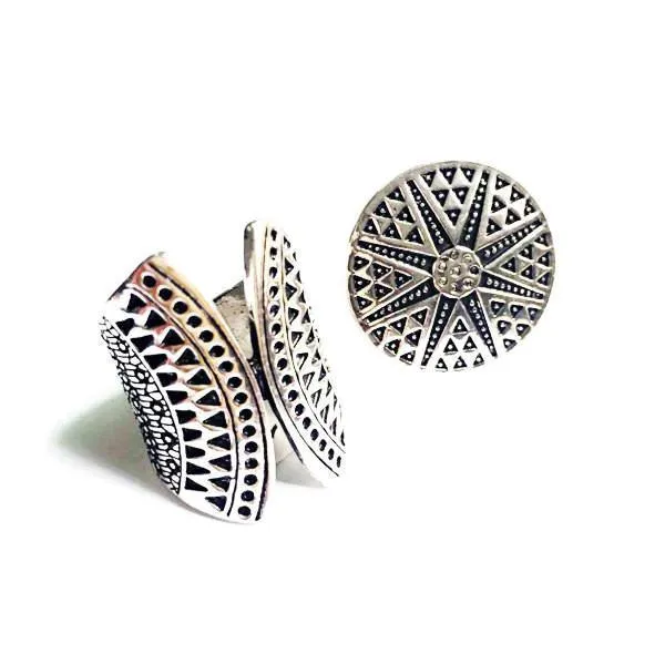 Gypsy Sunburst Ring Set