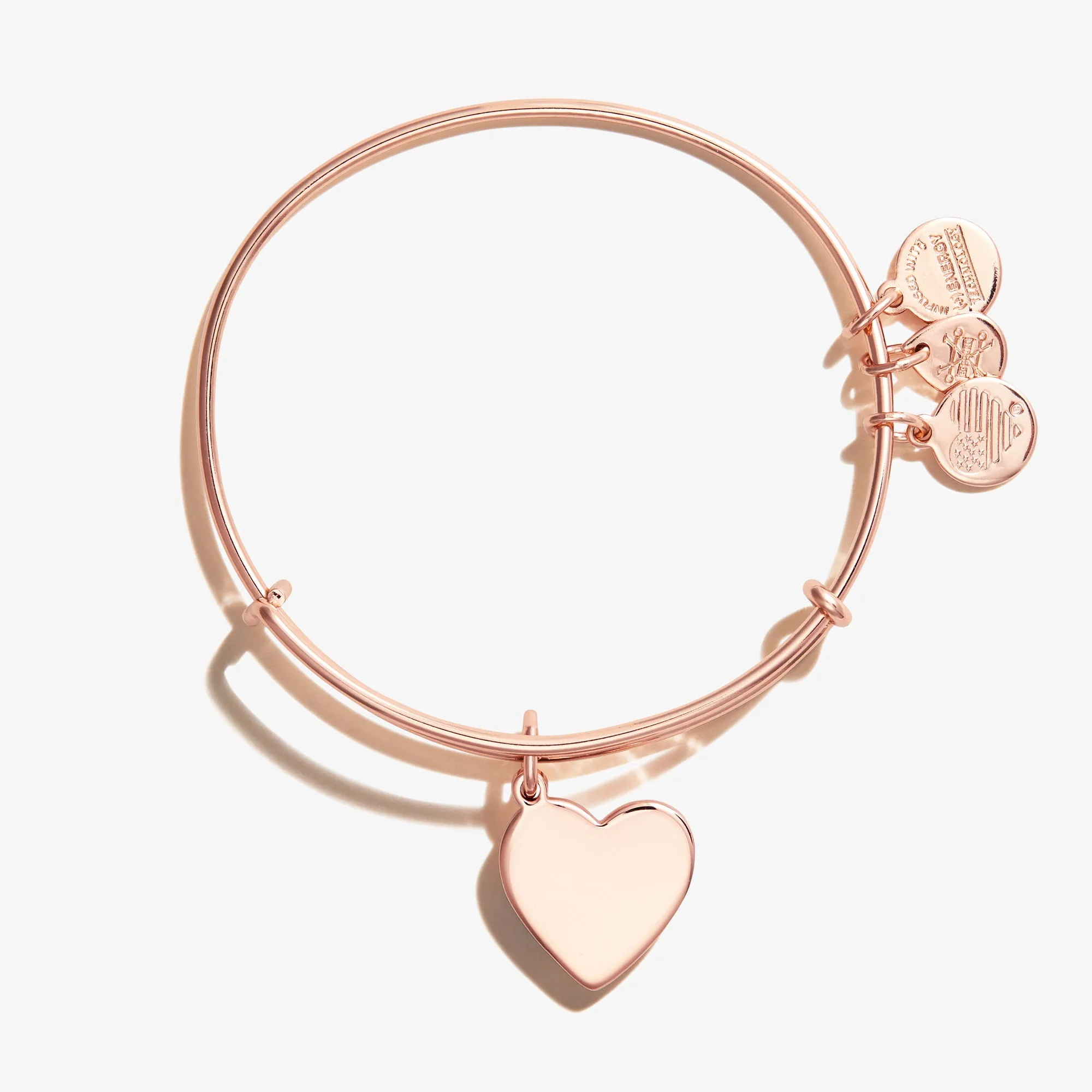 Heart Charm Bangle