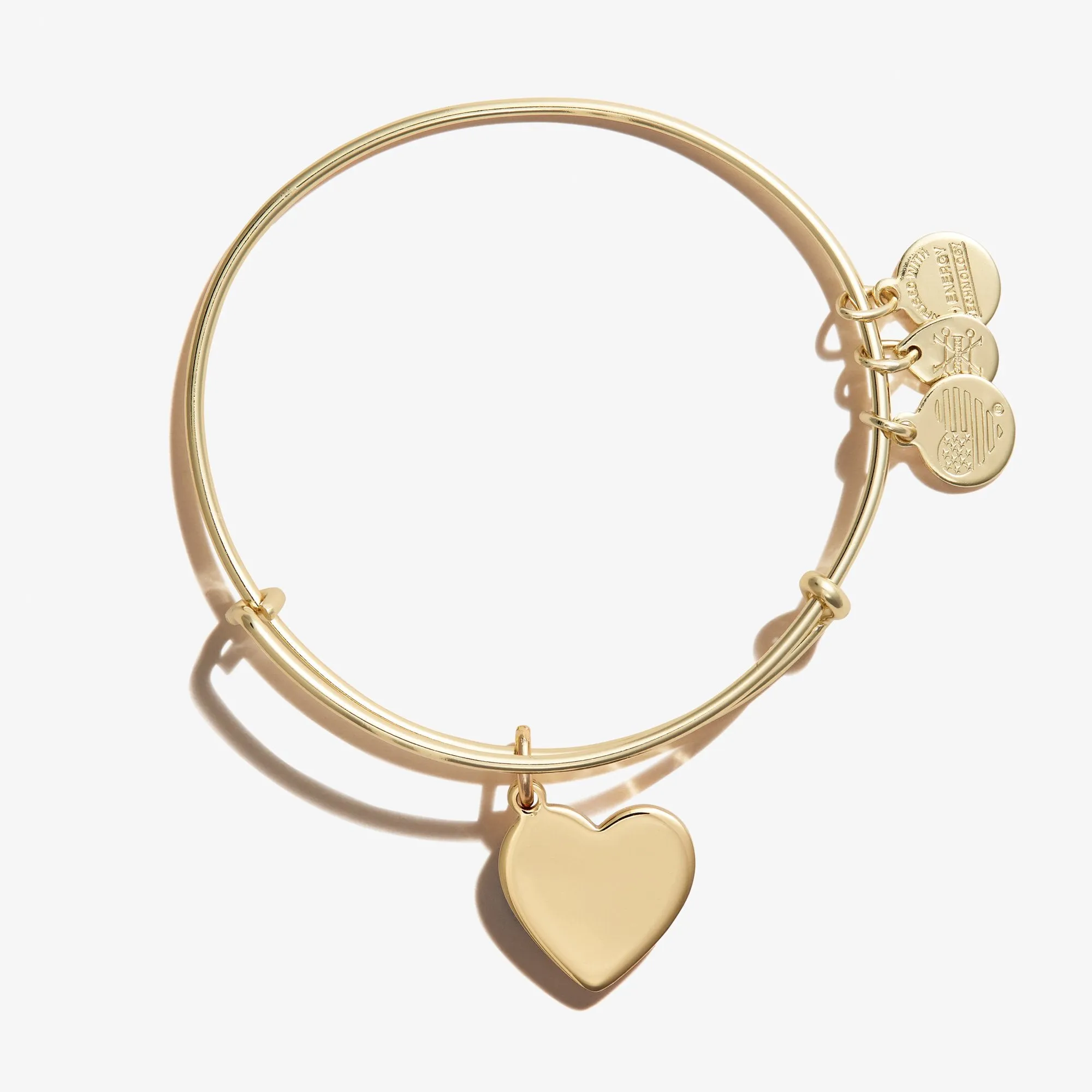 Heart Charm Bangle