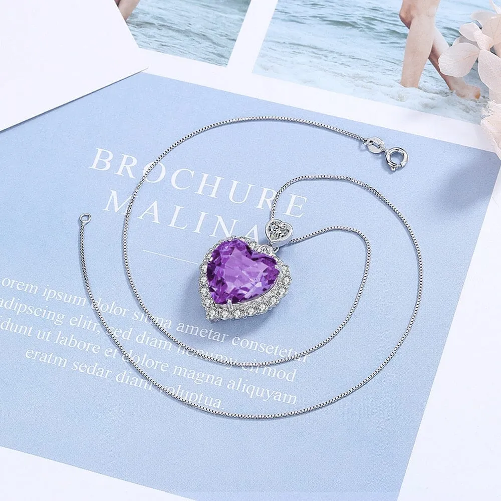 Heart of the Sea Amethyst Necklace