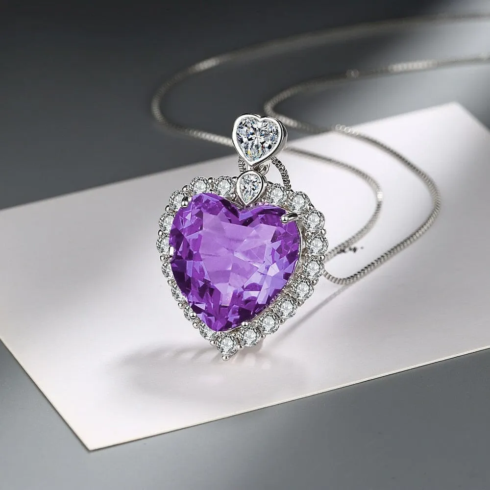 Heart of the Sea Amethyst Necklace