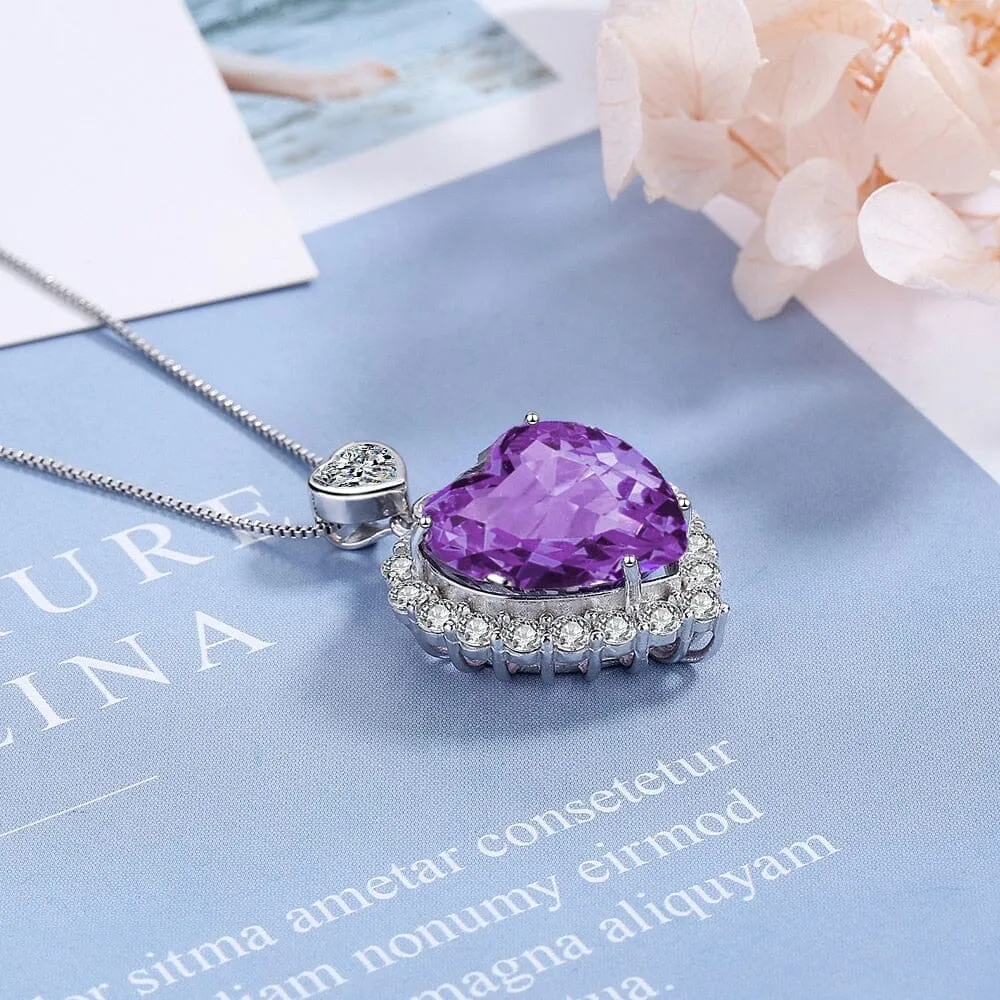 Heart of the Sea Amethyst Necklace