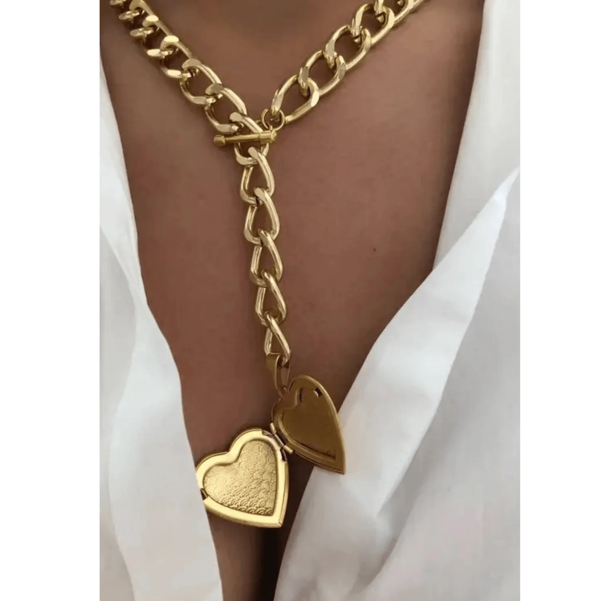 Heart Photo Necklace