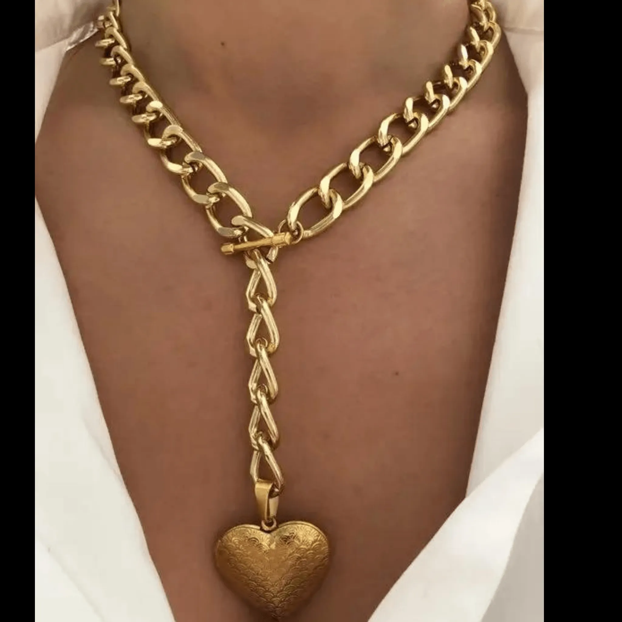 Heart Photo Necklace