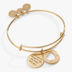 Hidden Message Heart Affirmation Bangle