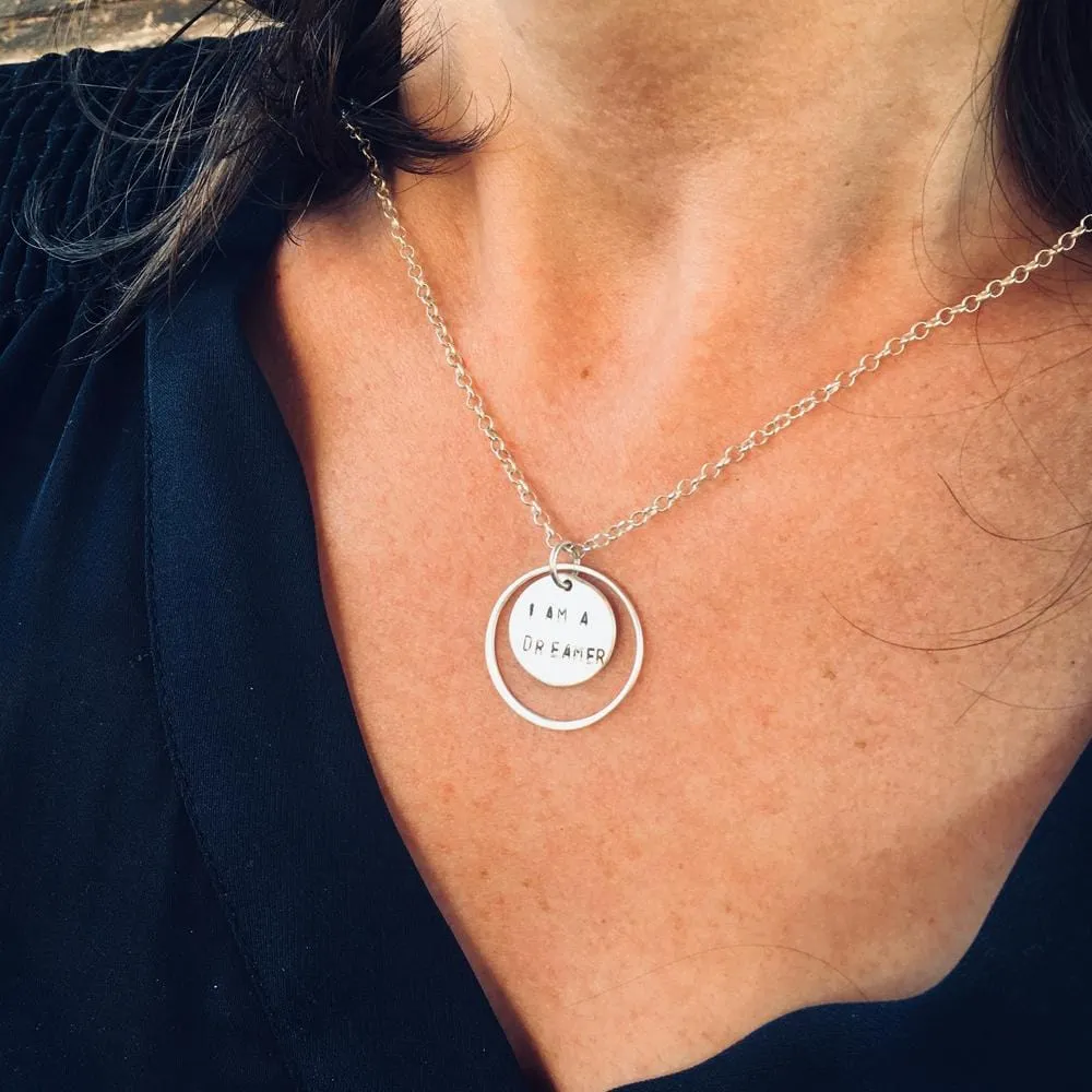 I am a Warrior - Sterling Silver Necklace