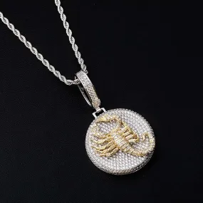 Iced Scorpion pendant