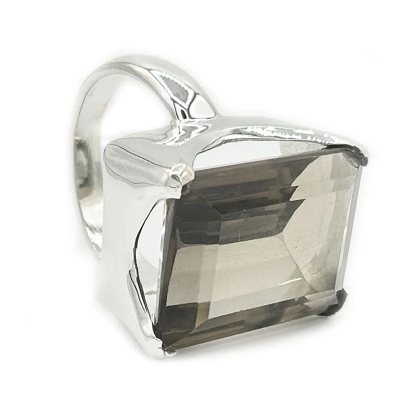 Indiana Smoky Quartz Chunky Ring