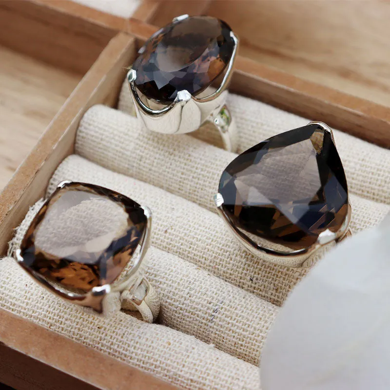 Indiana Smoky Quartz Chunky Ring