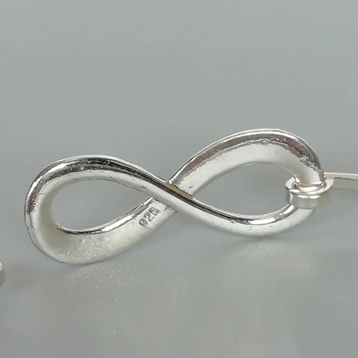 Infinity bangle | Sterling silver bangle | Cuff bracelet | Silver infinity | B14