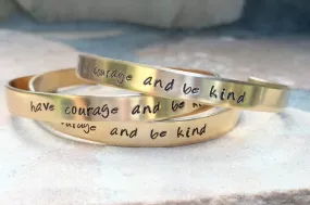 Inspirational Cuff Bracelets, Personalized