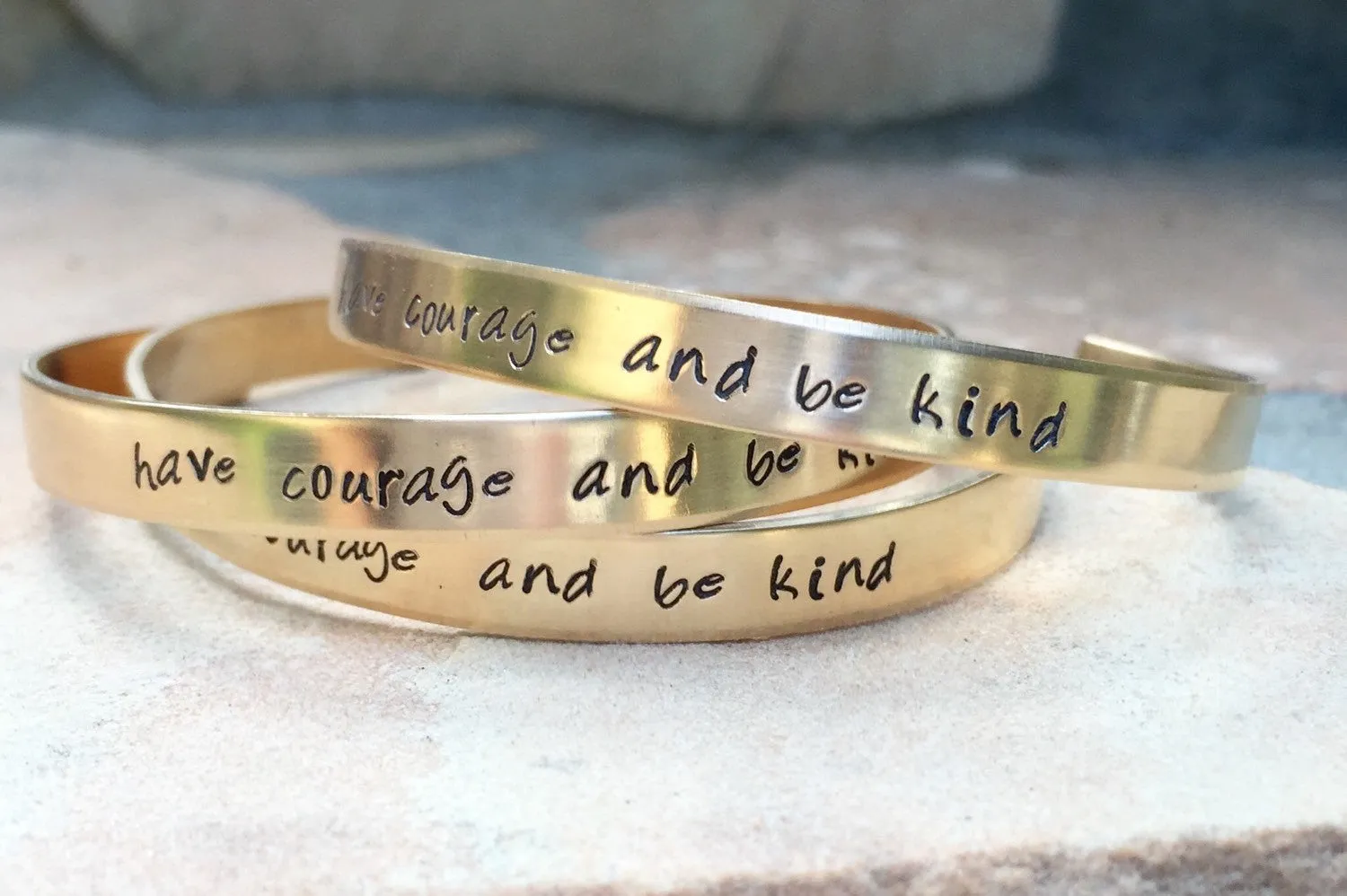 Inspirational Cuff Bracelets, Personalized